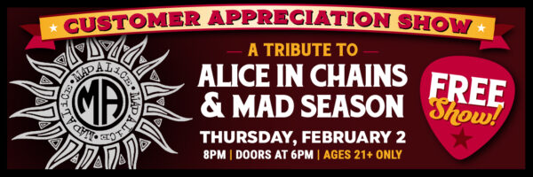 Mad Alice – A tribute to Alice in Chains & Mad Season