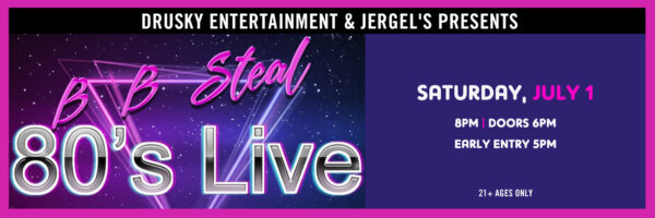 BB Steal – 80’s Live