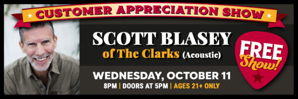 Scott Blasey – Acoustic – Customer Appreciation Night