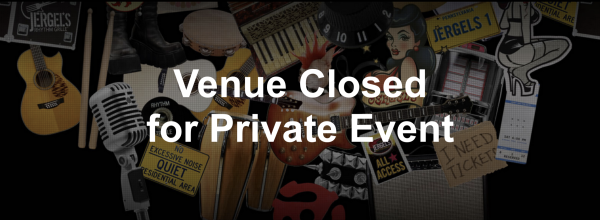 Private Event – Venue Closed to Public